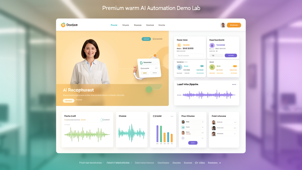 AI automation demo lab visual